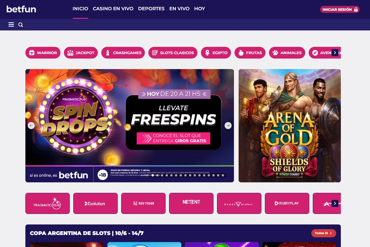 Betfun screenshot 2